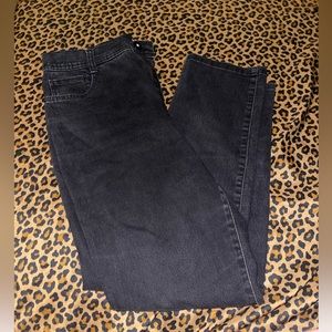 Style and co black tummy control skinny jeans
